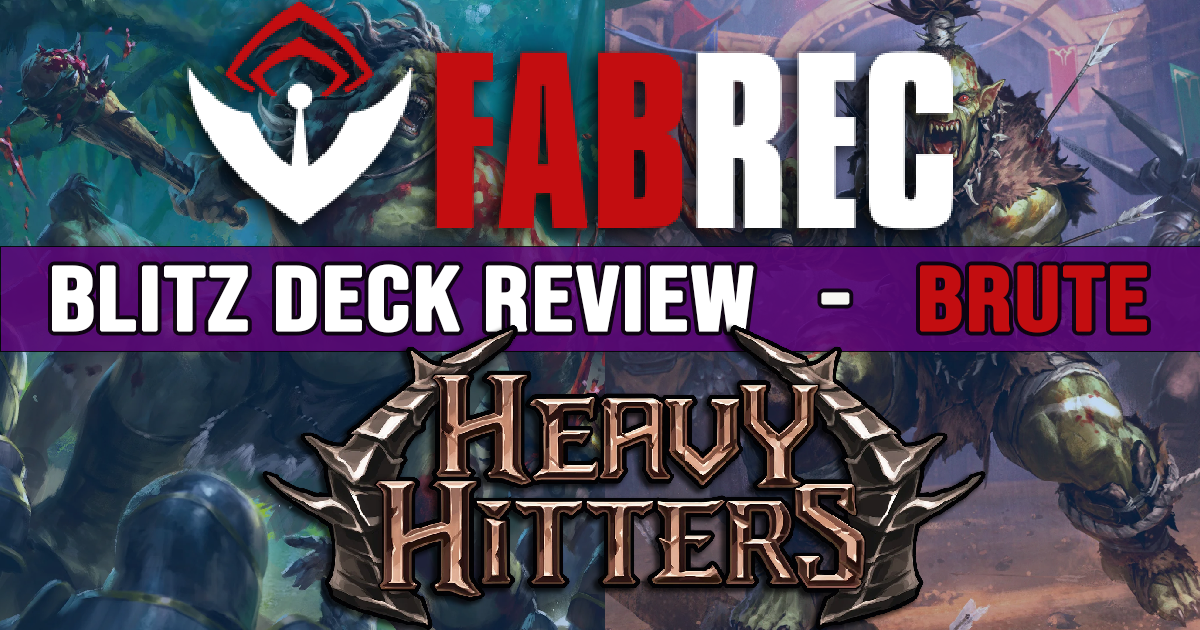 Heavy Hitters Blitz Deck Review – Kayo & Rhinar
